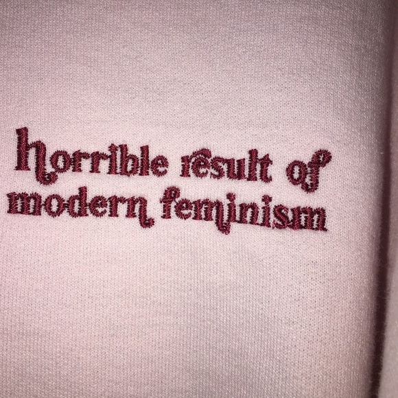 Pipe Dreams Pink Feminism Crewneck Sweatshirt - Picture 5 of 7